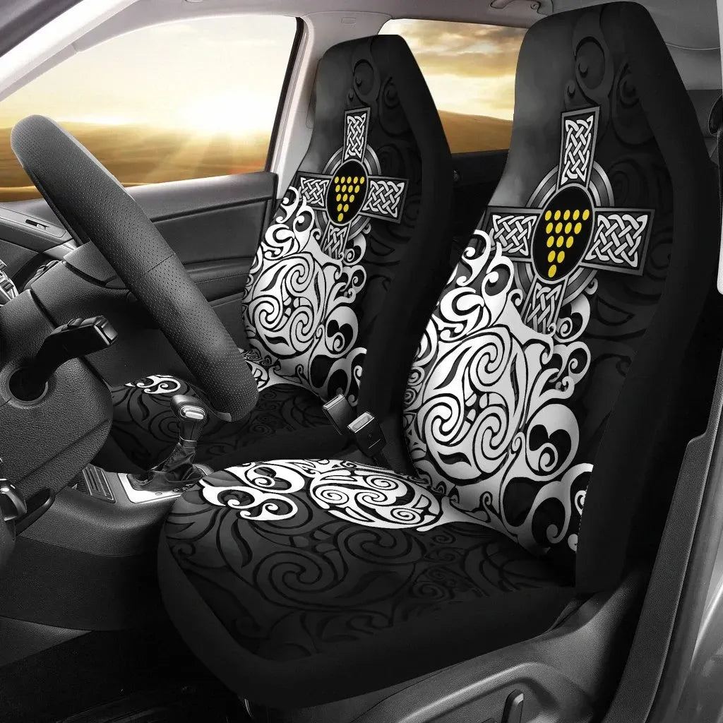 Maori 2021 Car Seat Covers Purple Aotearoa Tattoo