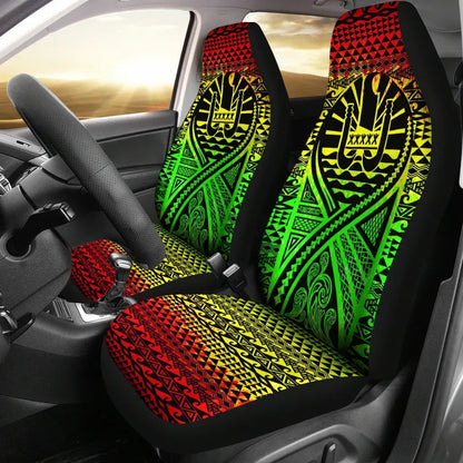 Maori 2021 Car Seat Covers Purple Aotearoa Tattoo