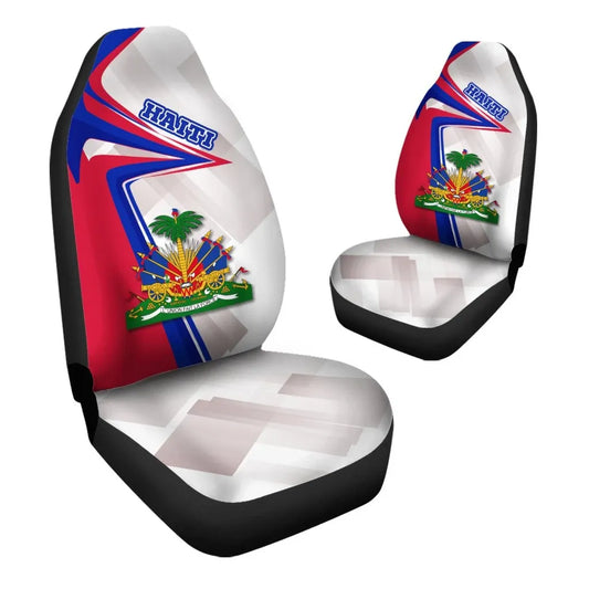 Haiti Car Seat Covers Coat Of Arms New Release