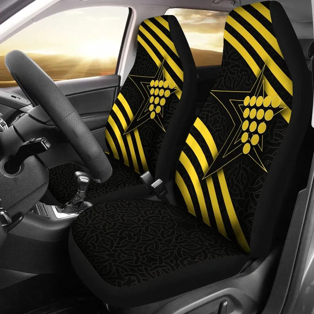 Maori 2021 Car Seat Covers Purple Aotearoa Tattoo