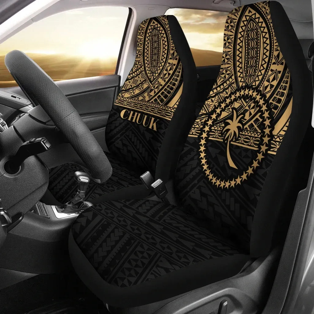 Maori 2021 Car Seat Covers Purple Aotearoa Tattoo