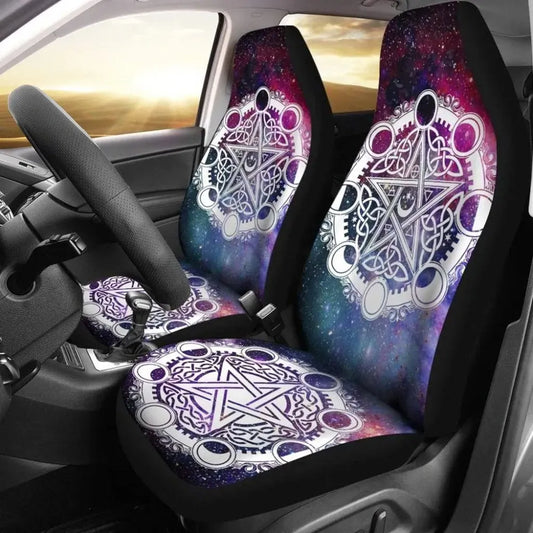 Maori 2021 Car Seat Covers Purple Aotearoa Tattoo