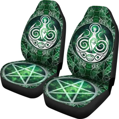 Celtic Wicca Car Seat Cover Pagan Goddess Moon Car Seat Covers
