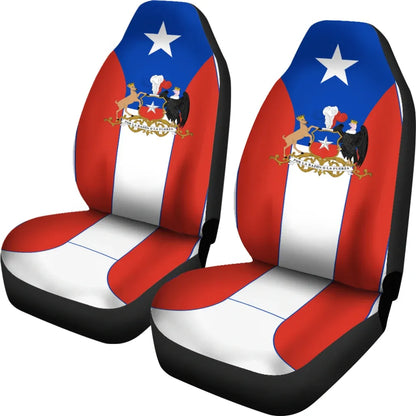 Chile Flag Car Seat Cover