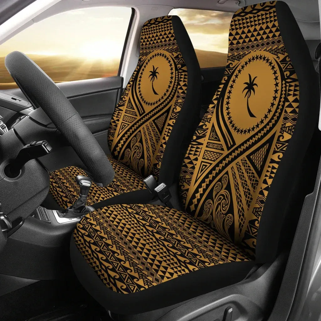 Maori 2021 Car Seat Covers Purple Aotearoa Tattoo