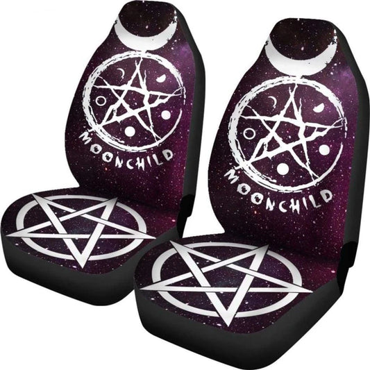 Celtic Wicca Car Seat Cover Wicca Moon Child Car Seat Covers