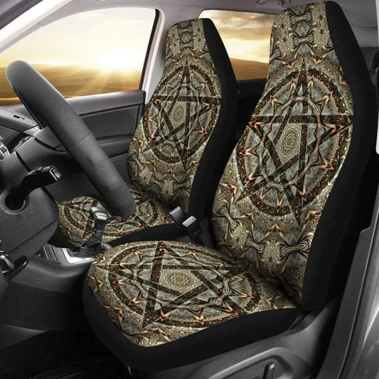 Maori 2021 Car Seat Covers Purple Aotearoa Tattoo
