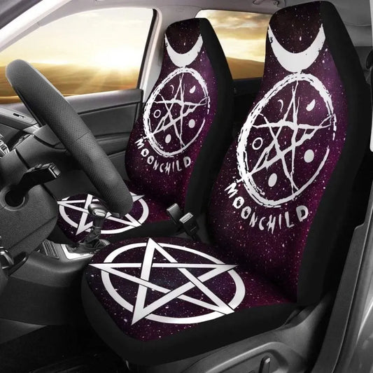 Maori 2021 Car Seat Covers Purple Aotearoa Tattoo