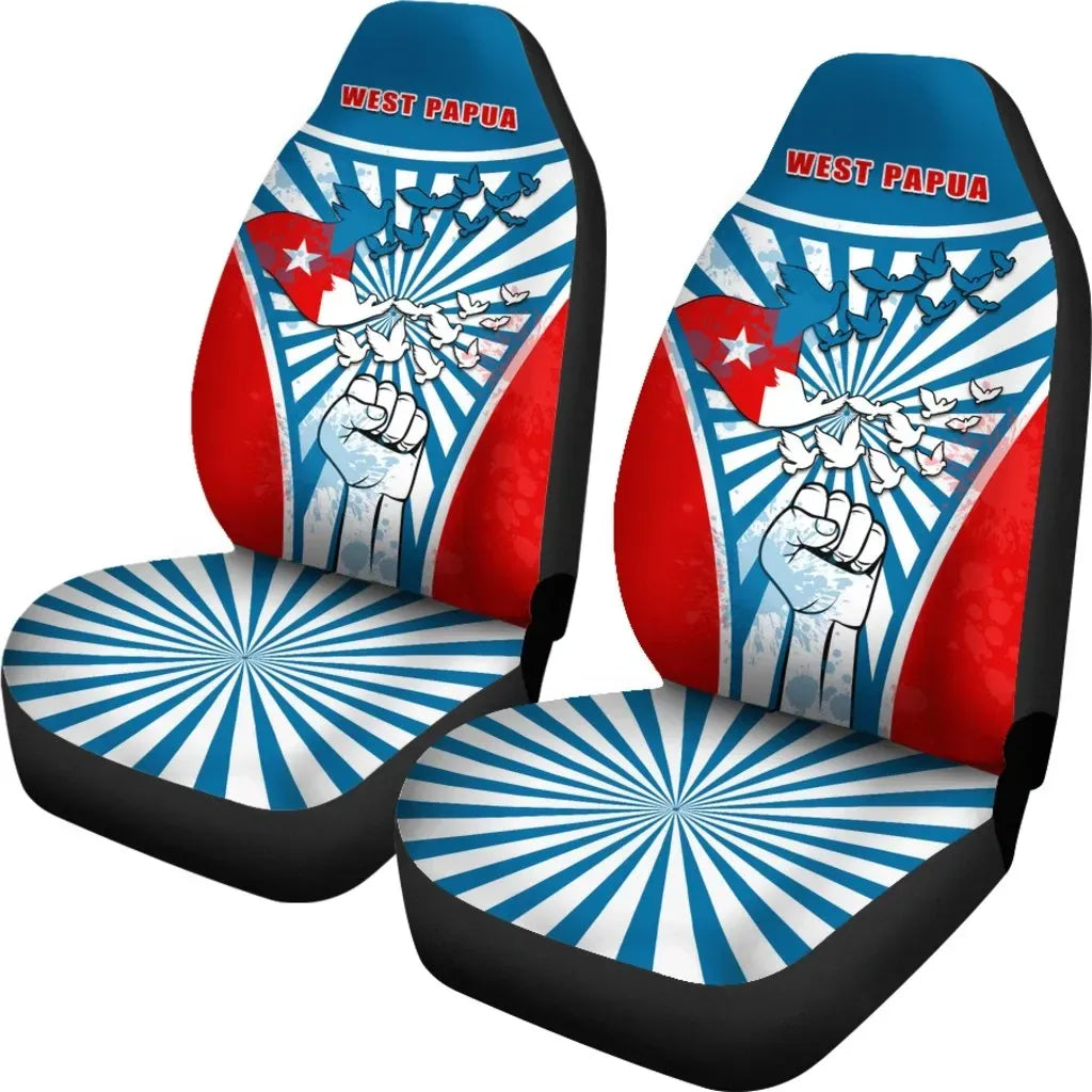 Maori 2021 Car Seat Covers Purple Aotearoa Tattoo