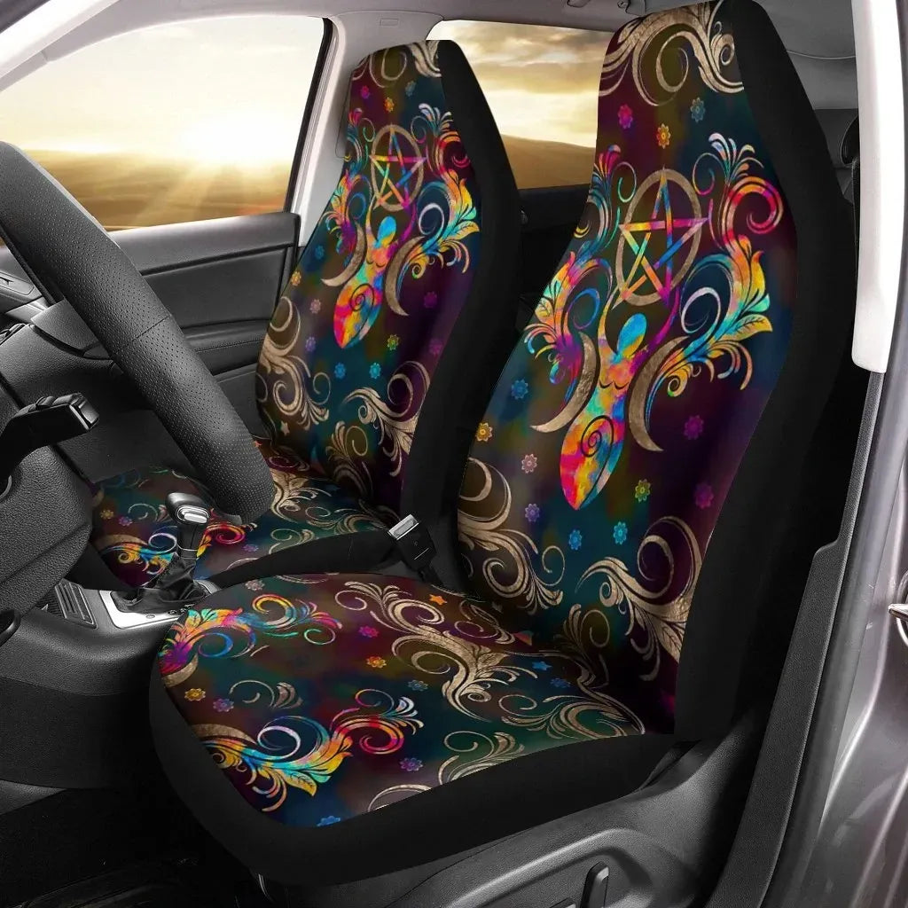 Maori 2021 Car Seat Covers Purple Aotearoa Tattoo