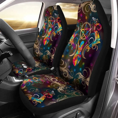 Maori 2021 Car Seat Covers Purple Aotearoa Tattoo
