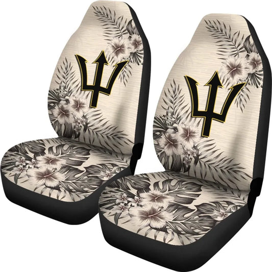 Barbados Car Seat Covers The Beige Hibiscus Set Of Two