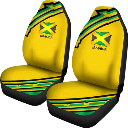 Jamaica Vintage Flag Car Seat Covers