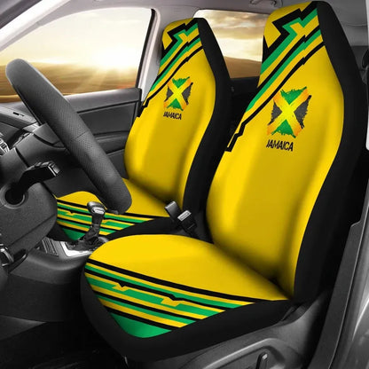 Jamaica Vintage Flag Car Seat Covers