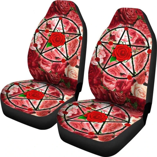 Celtic Wicca Car Seat Cover Wicca Pentacle Car Seat Covers