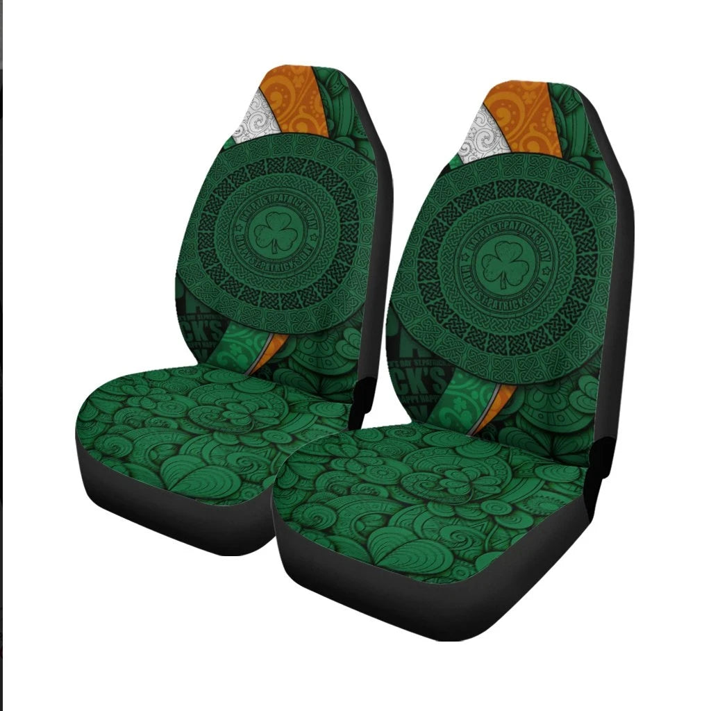 Celticone Car Seat Cover Ireland Green Partrick'S Day