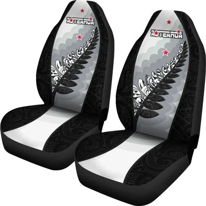 Aotearoa Maori Silver Fern Car Seat Covers