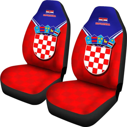 Croatia Car Seat Covers Crotian Pride