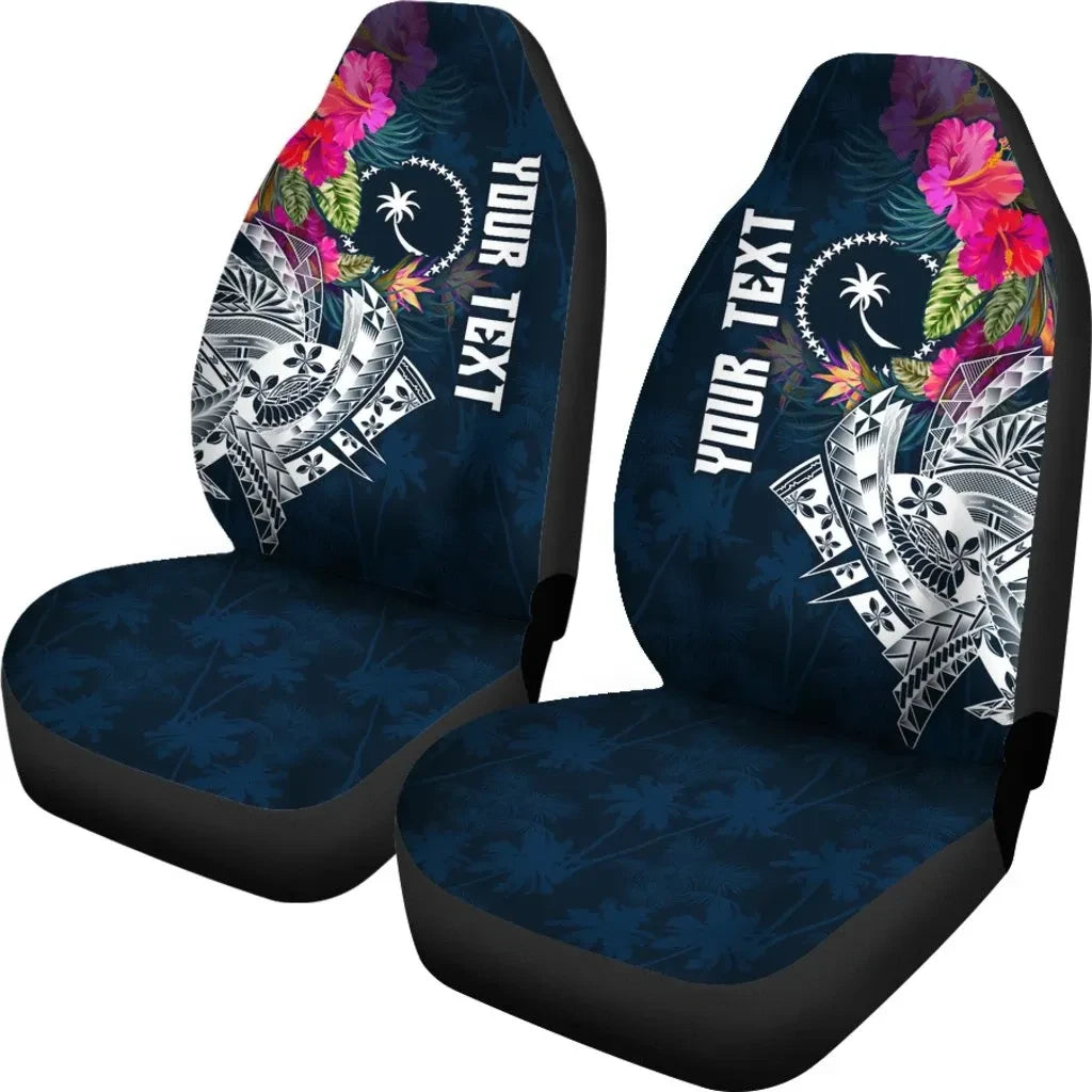 Chuuk Custom Personalised Car Seat Covers Summer Vibes