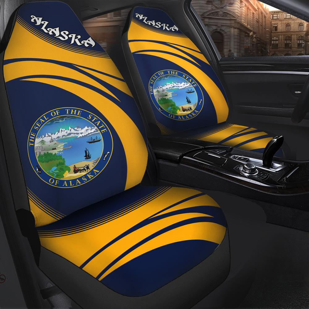 Alaska Coat Of Arms Car Seat Cover Cricket W