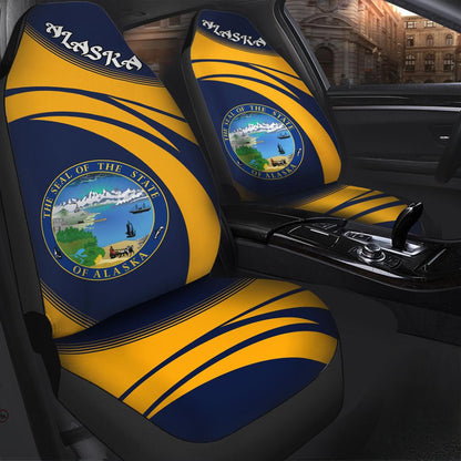 Alaska Coat Of Arms Car Seat Cover Cricket W