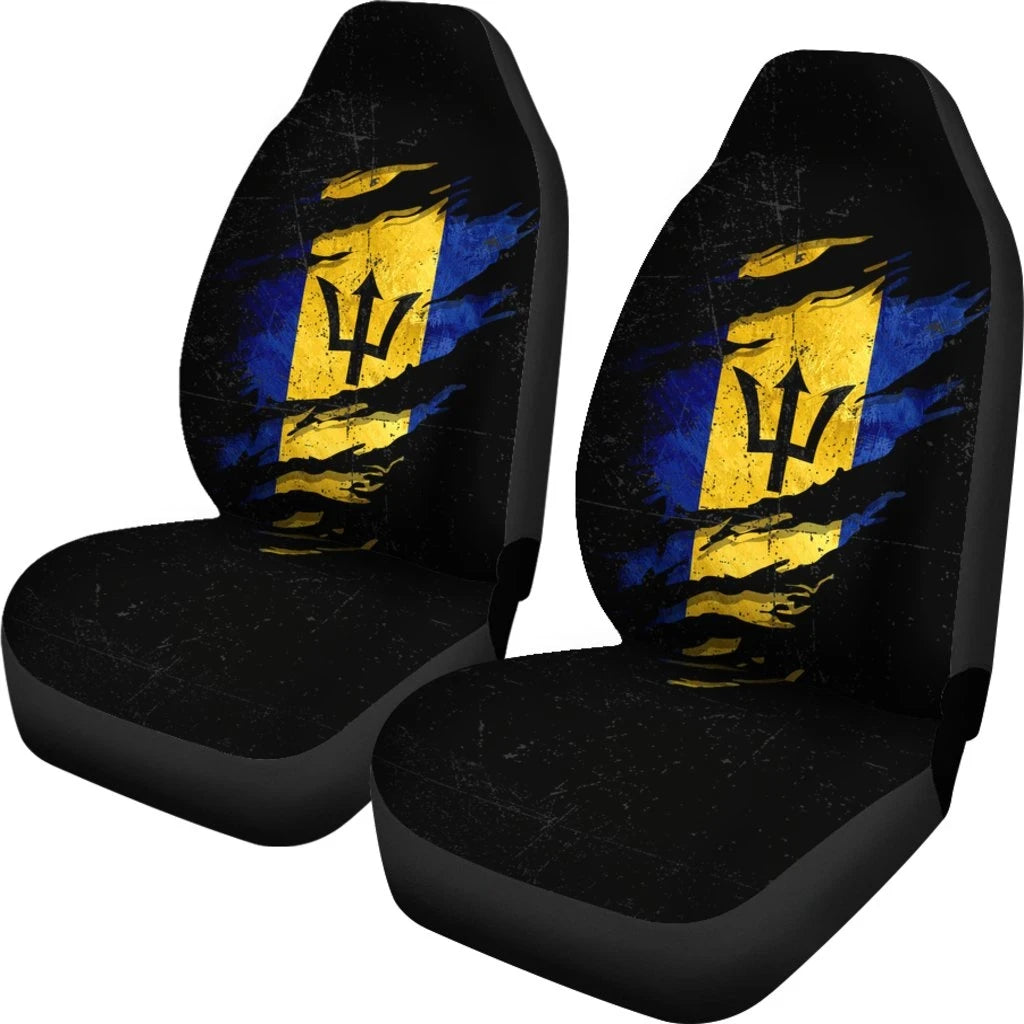 Barbados In Me Car Seat Covers Special Grunge Style