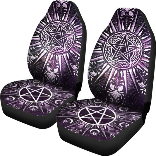 Celtic Wicca Car Seat Cover Celtic Pentagram Wicca
