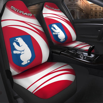 Greenland Coat Of Arms Car Seat Cover Cricket W