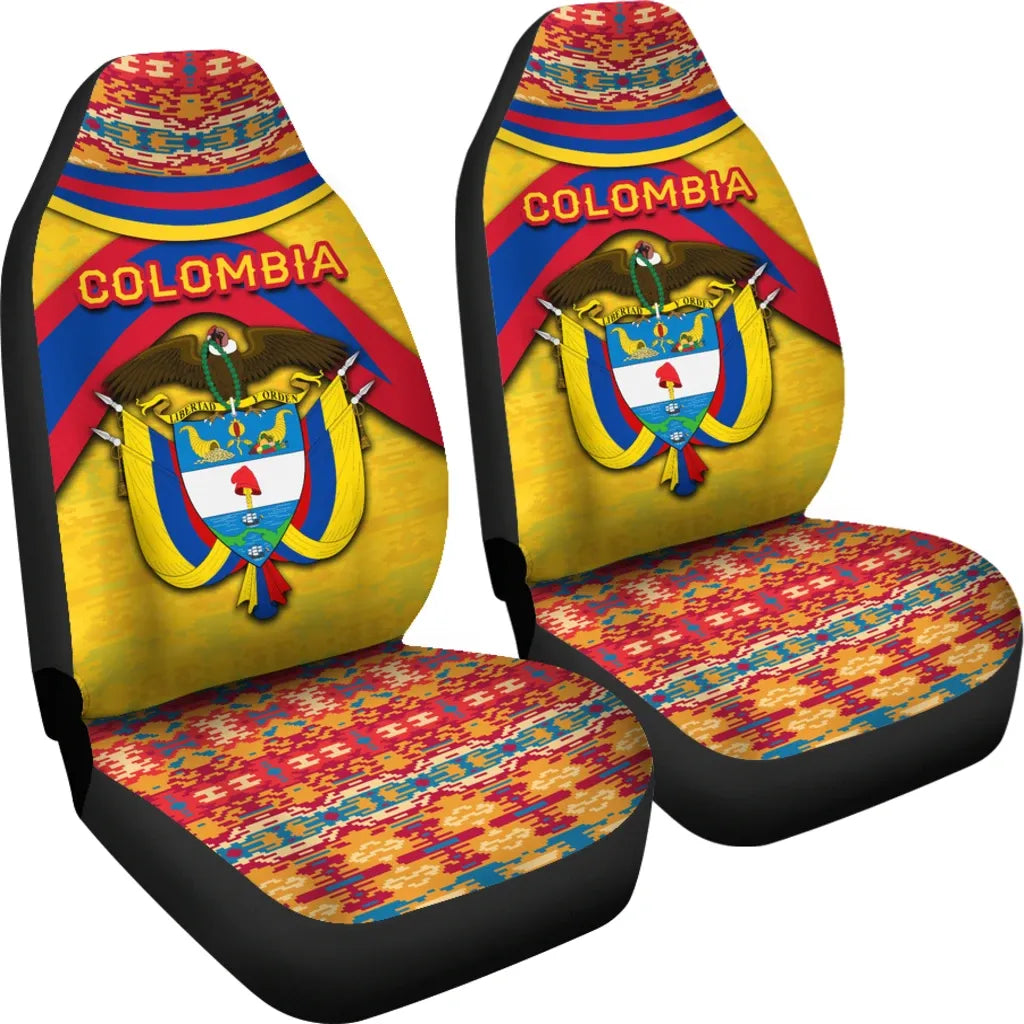 Colombia Wayuu Car Seat Covers Vibes Version