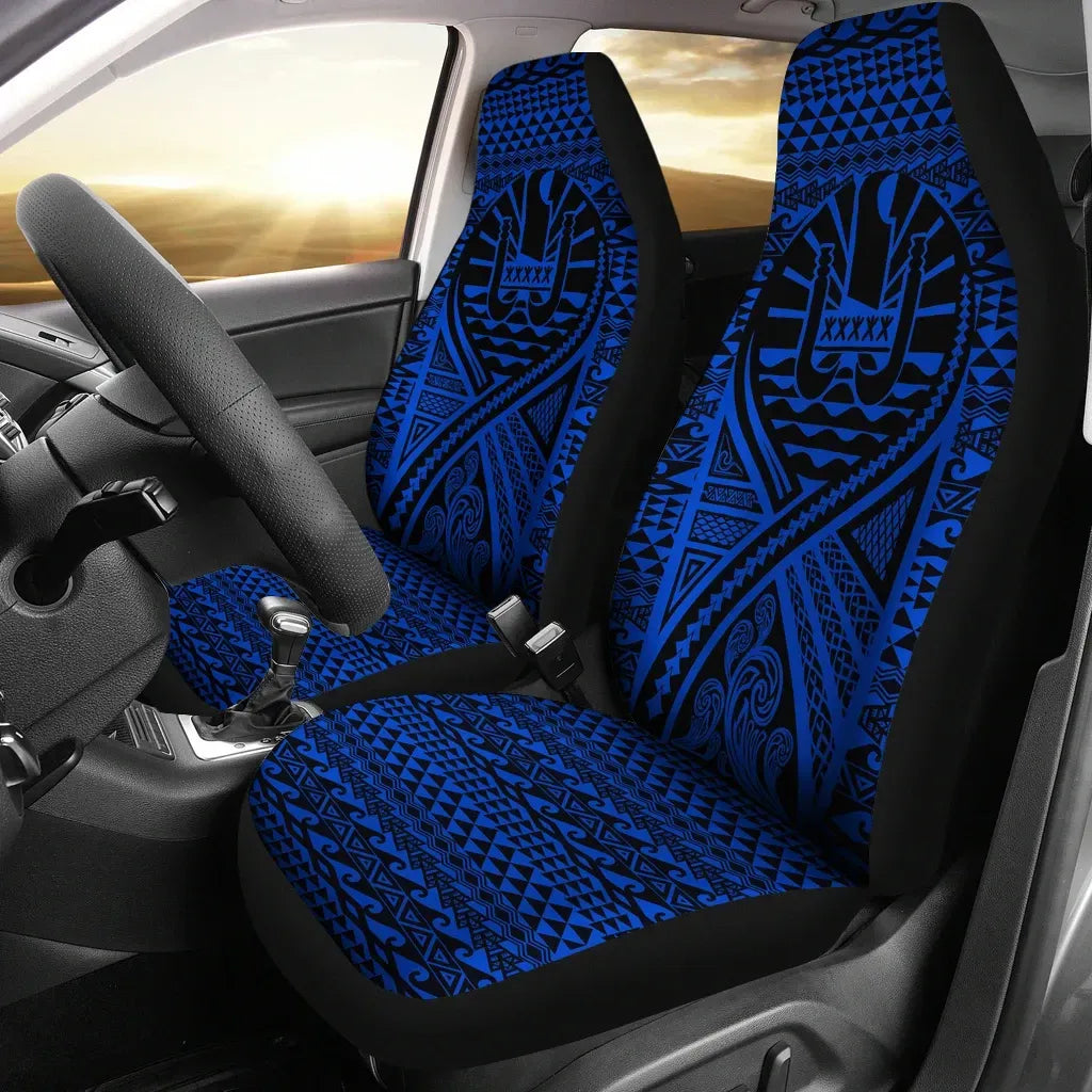 Maori 2021 Car Seat Covers Purple Aotearoa Tattoo