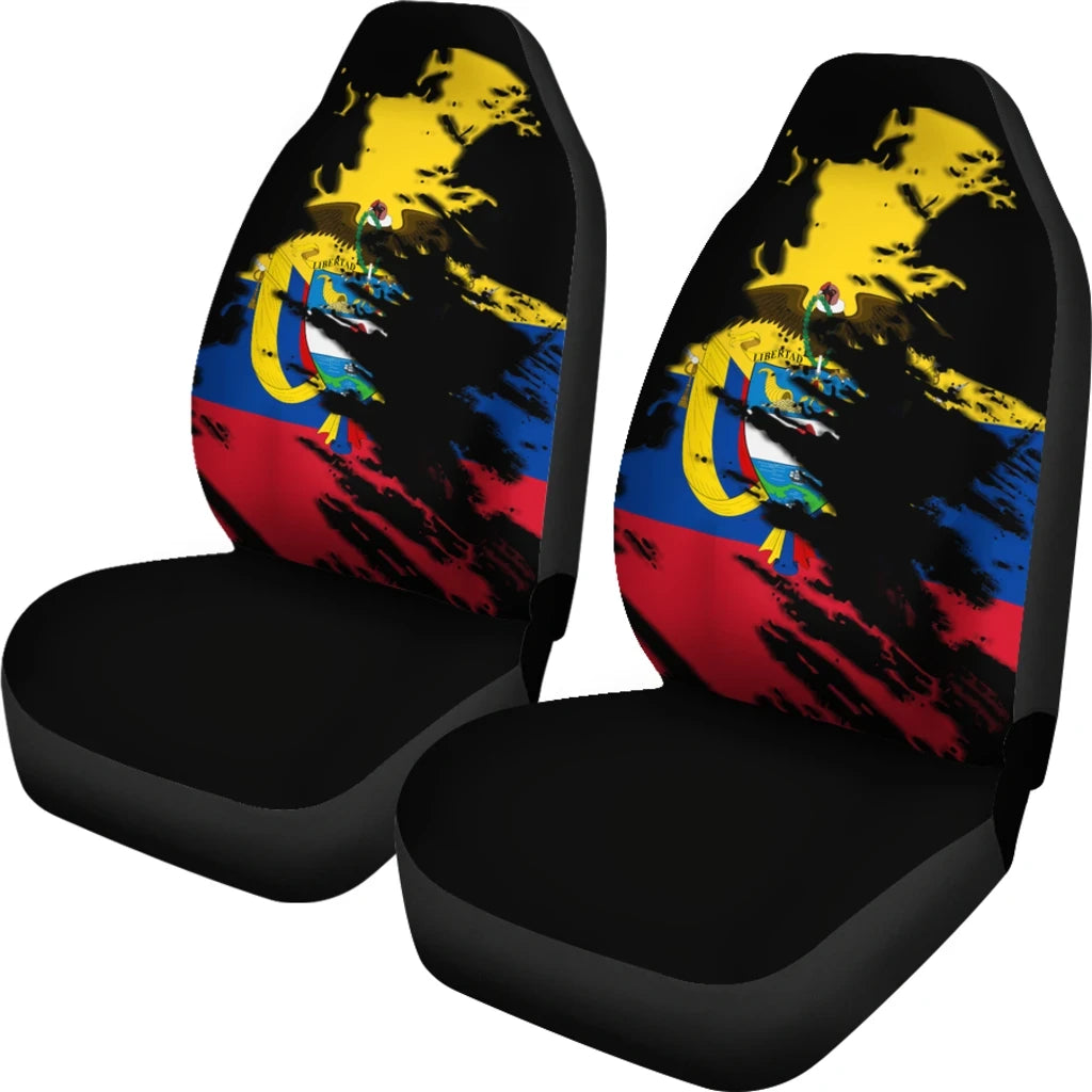 Colombia Flag Painting Car Seat Cover Th4
