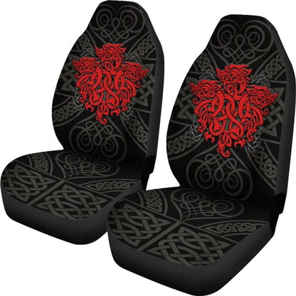 Celtic Three Dragon Car Seat Covers