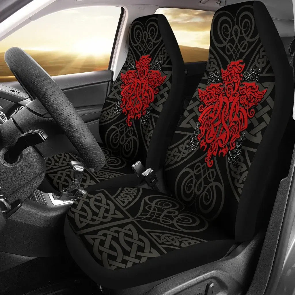 Maori 2021 Car Seat Covers Purple Aotearoa Tattoo