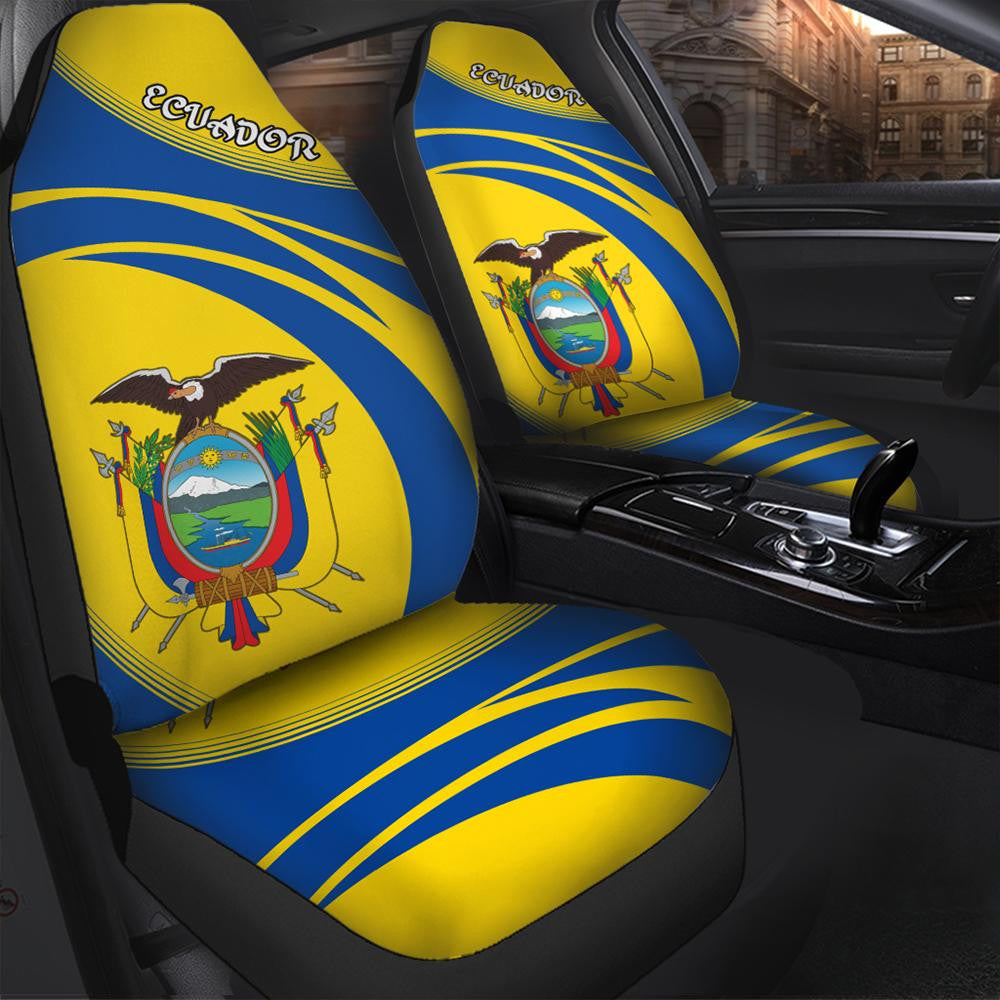 Ecuador Coat Of Arms Car Seat Cover Cricket W