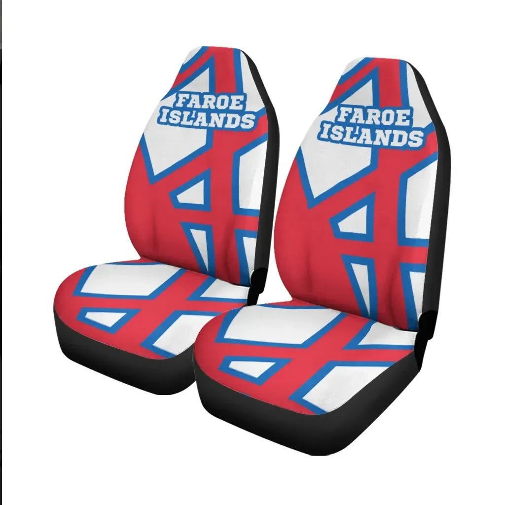 Faroe Islands Car Seat Covers Strong Square