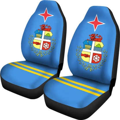 Aruba Flag Car Seat Covers