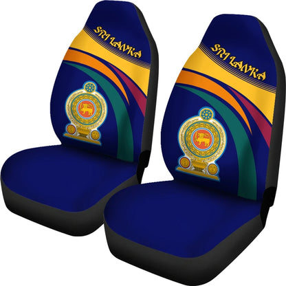 Sri Lanka Lion Coat Of Arms Car Seat Covers