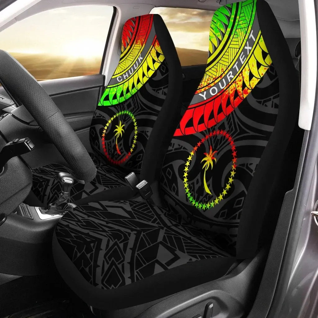 Maori 2021 Car Seat Covers Purple Aotearoa Tattoo