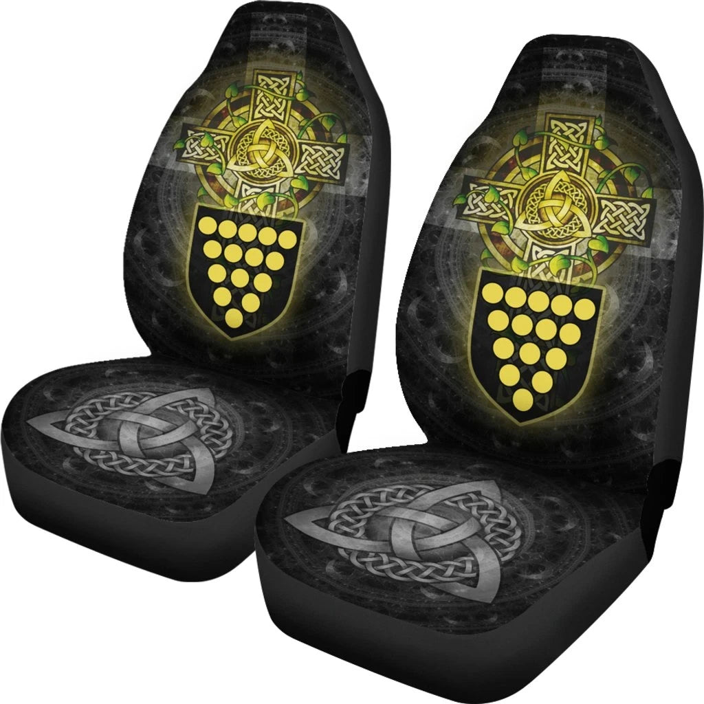 Cornwall Celtic Car Seat Covers Cornwall Coat Of Arms With Celtic Cross
