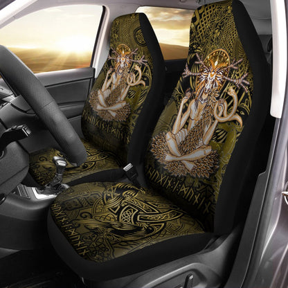 Cernunnos Goddess Car Seat Cover Celtic God Of The Forest