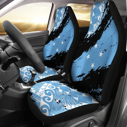 Maori 2021 Car Seat Covers Purple Aotearoa Tattoo