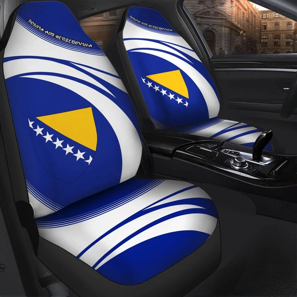 Bosnia And Herzegovina Coat Of Arms Car Seat Cover Cricket W