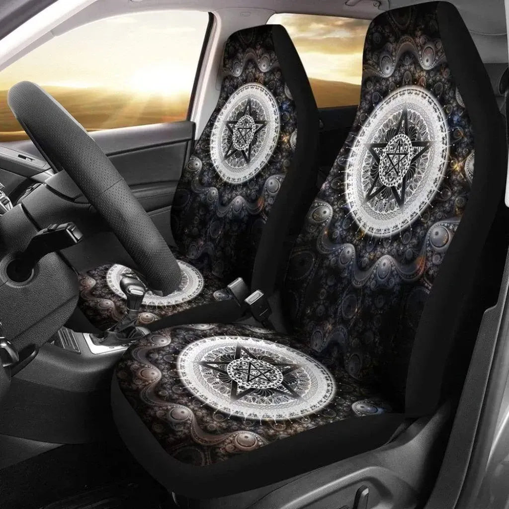 Maori 2021 Car Seat Covers Purple Aotearoa Tattoo