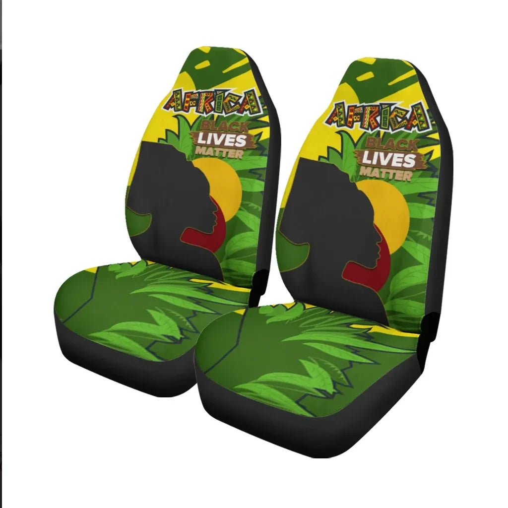 African Pride Car Seat Covers Black Lives Matter, Happy Black History Month 2021