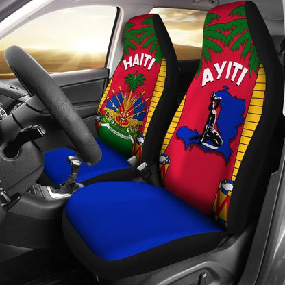 Coat Of Arms Haiti Car Seat Covers Le Marron Inconnu