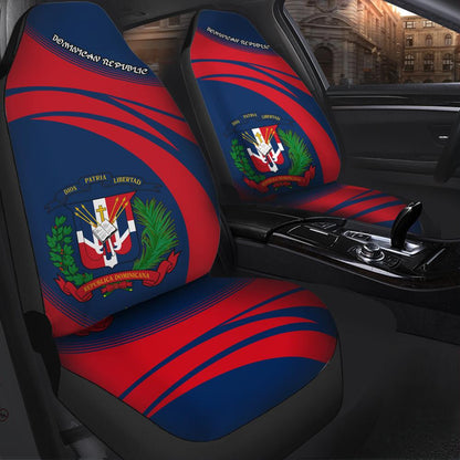 Dominican Republic Coat Of Arms Car Seat Cover Cricket W