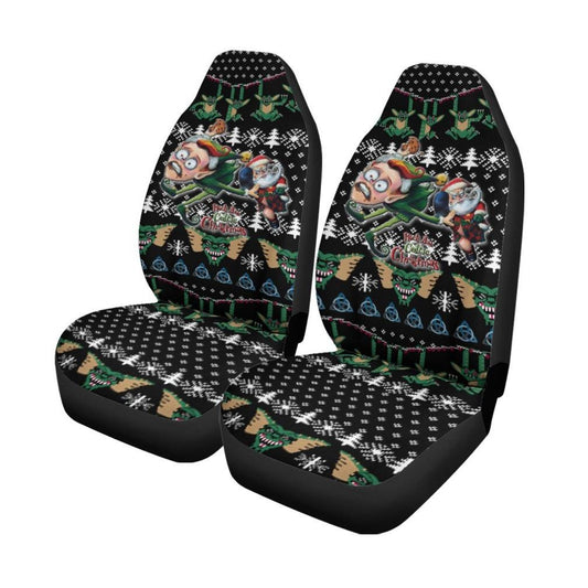 Celtic Ugly Christmas Car Seat Covers Kick Ass Xmas Ho Ho Ho
