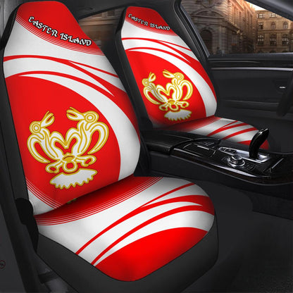 Easter Island Coat Of Arms Car Seat Cover Cricket W