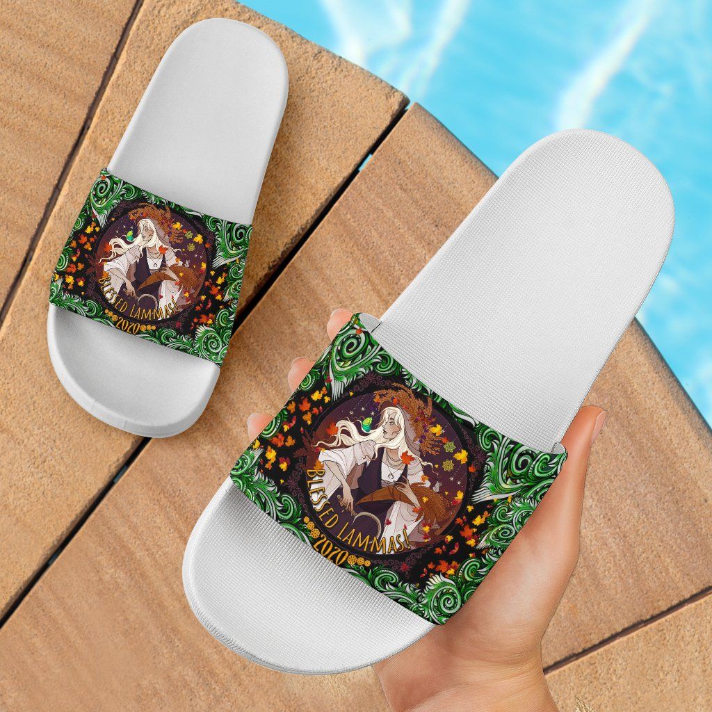 Celtic Lammas Holiday Slide Sandals Autumn Harvest Festivals 2020