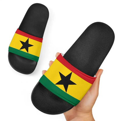 Ghana Slide Sandals Original Flag
